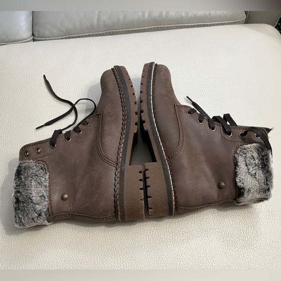 Pajar Women's Nubuck Leather Ankle Boots - Made in Portugal - EU 40/ US 8.5 - Picture 7 of 13